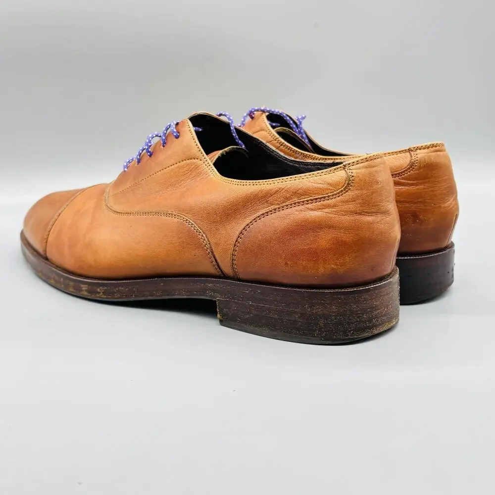 Cole Haan Shoes Mens 10.5 Brown Leather Grand OS Cap Toe Oxford Dress Classic